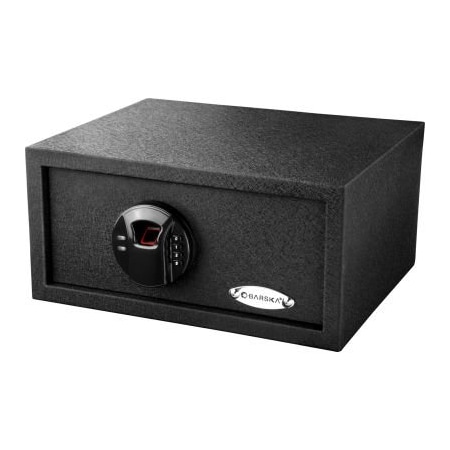 Barska Barska Biometric Keypad Safe Color Box, - 0.46 Cubic Feet, 14-1/2"W x 11-3/4"W x 7"H - Black AX12888